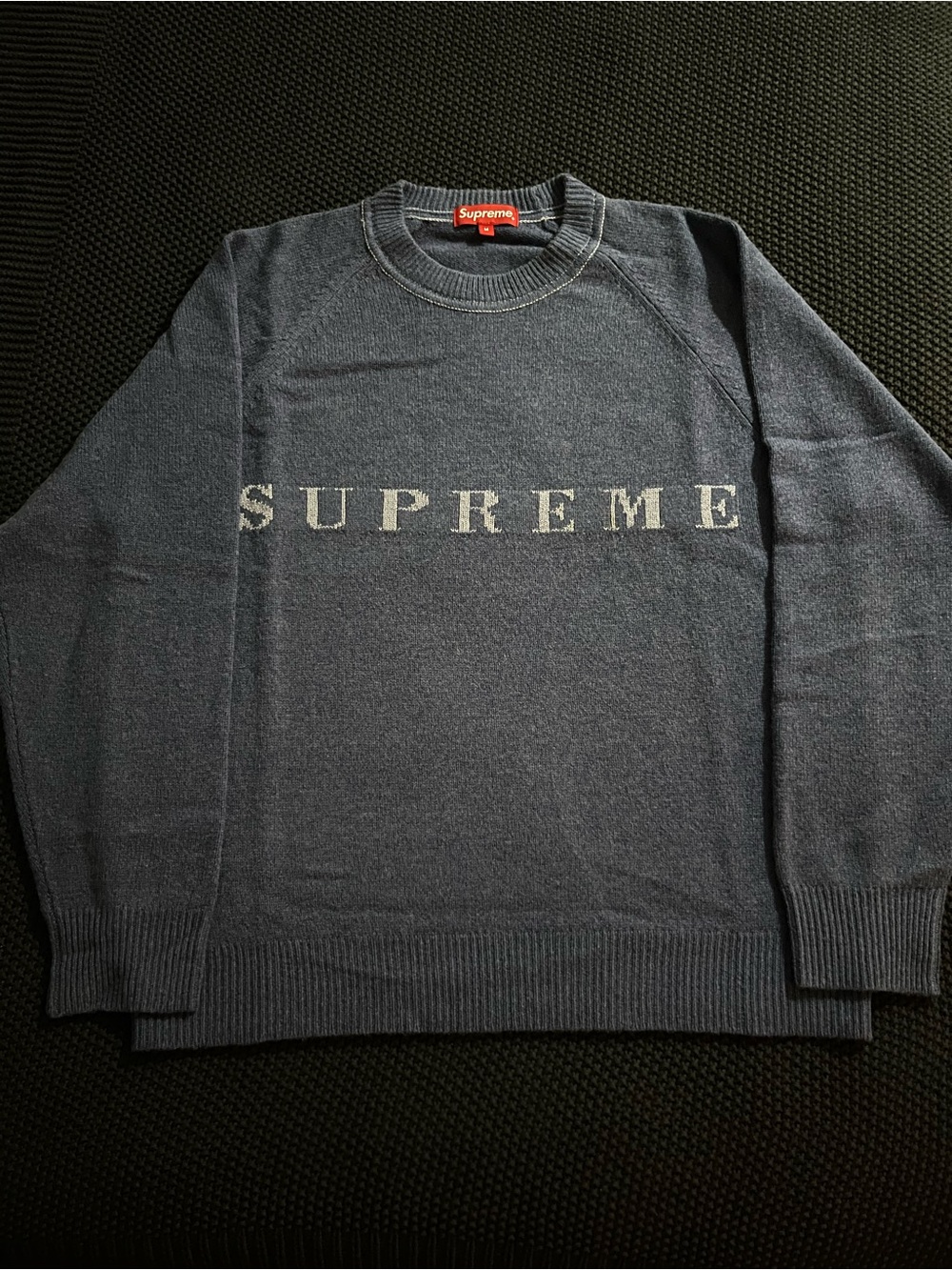 Supreme Stone Washed Sweater FW2020